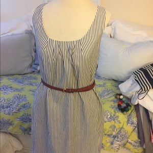 J Crew blue seersucker dress Size 4